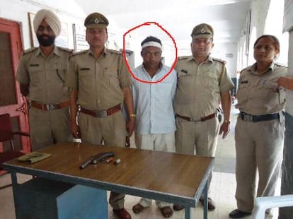 depredation at Gun Point on Railway booking office  