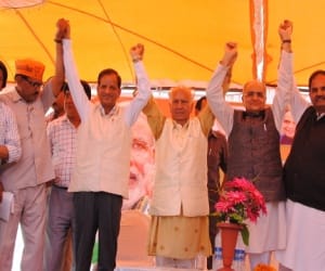 shanta kumar in dharamsala rally
