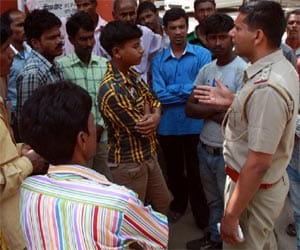 woman crushed by a speeding tractor in gurgaon