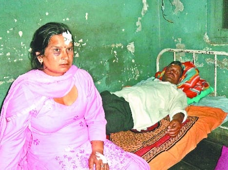 tempo car accident in bilaspur, one died