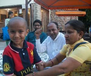 Google Boy Kautilaya in Pinjore Garden, Chandigarh