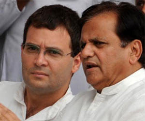 Rahul had blow Ahmed Patel