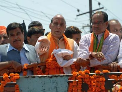 Election Campaign with Celebrities in Harayana