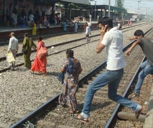 The explosion happened on track to halt Behta