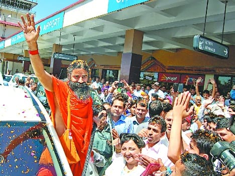 SDM cancal the Yog camp of Ramdev in kangra