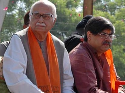 advani struggle with his identity crisis