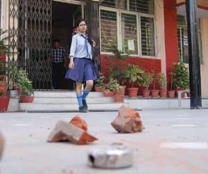 Examination of the left traumatized children not reached school