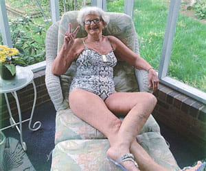 old lady who has lakhs of followers on instagram