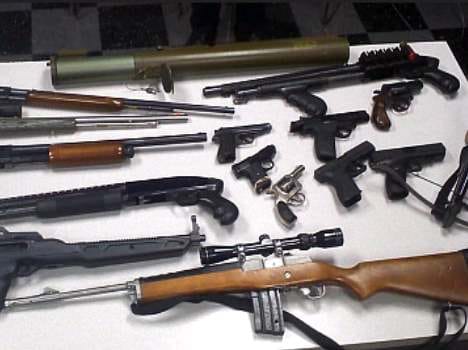 illegal weapons from pakistan border