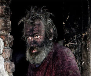 man who sleeps on hot ash