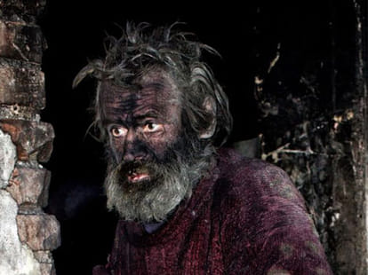 man who sleeps on hot ash