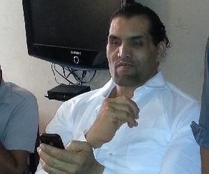 Dilip Singh Rana 'Khali' in Chandigarh