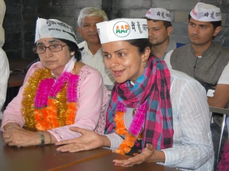 AAp candidate Gul panag campaign in Bilaspur