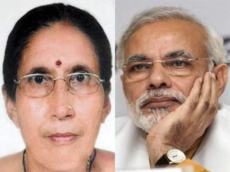 Narendra Modi's wife casts vote in Unjha