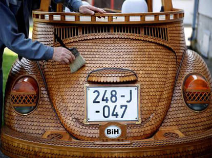 car made fom wood