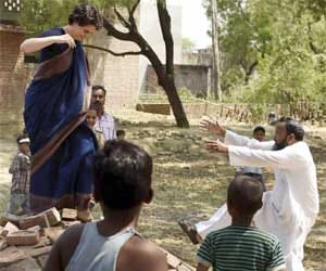 congress mla bhavar lal's strong ramarks against priyanka gandhi