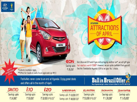 Hyundai offers discount on selected car models