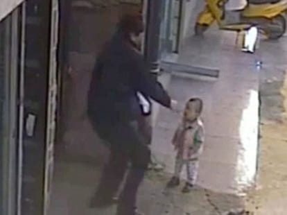 man hurled one year old