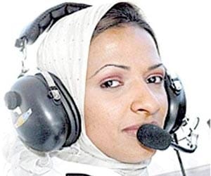 first woman pilot of saudi arabia is more known for her name