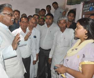 kanawani bawal: mla reaches to villagers