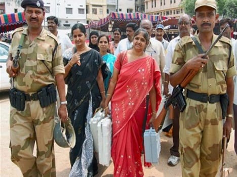 22000 security personnels duty in the elections