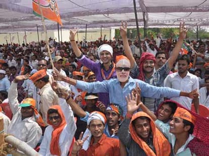 narendra modi blames congress for poverty