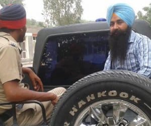 arrested for sending sms to SAD woman candidate