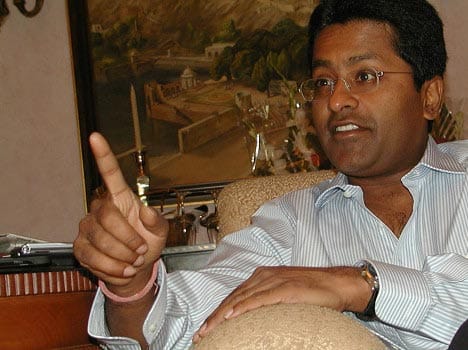 Lalit Modi had benefit to Adani 