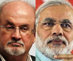 salman rashdi worried from narendra modi