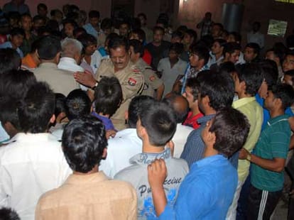 After college manager murder public lit police station in greater noida