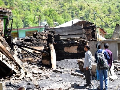 Man burned alive in Kullu