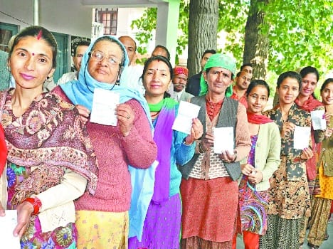 Voting bumper flown senses of several leaders