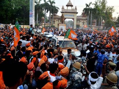 Preparation on peak for Modis grand welcome
