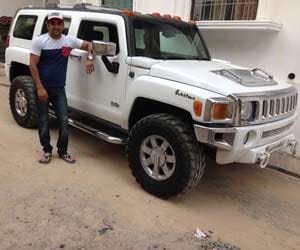 gurgaon's village gets first Hummer
