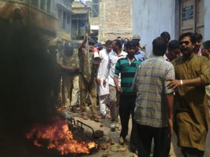 riots because of BJP and Sp