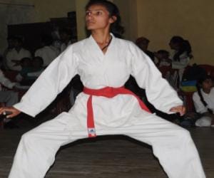 Shaurya won the karate match
