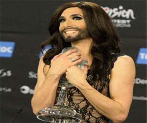 women with beard wins singing competition
