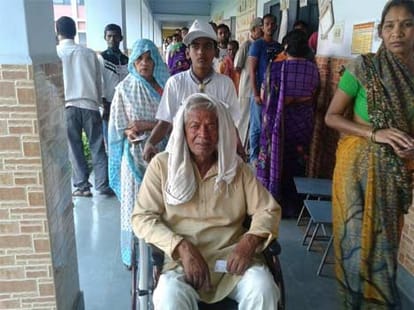 voting for bypoll in Uttar Pradesh.