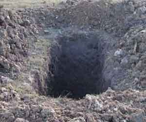 The mold was cast for burial that gave life