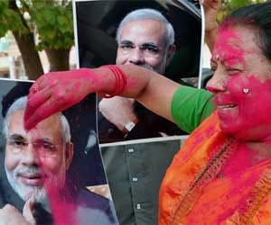 BJP got majority in Lok Sabha 