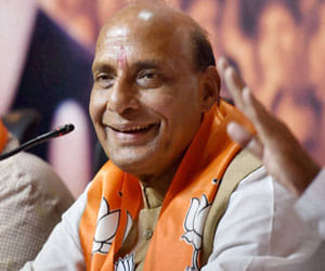 rajnath singh spent 3rs on per vote in lucknow