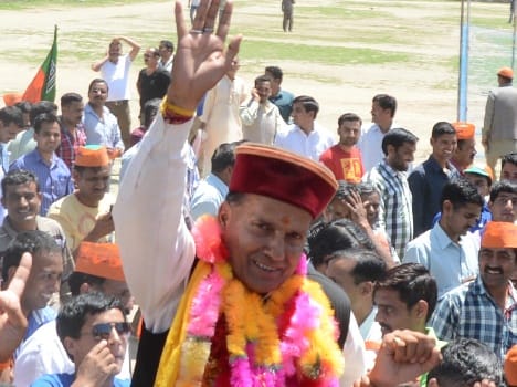 MP from mandi ran swaroop sharma in chamba