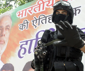 Security Forces ?feel relaxed after pm modi's rally