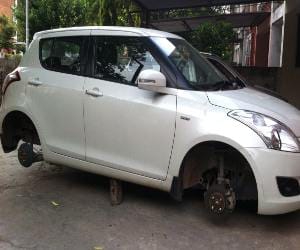 Thief have stolen tires
