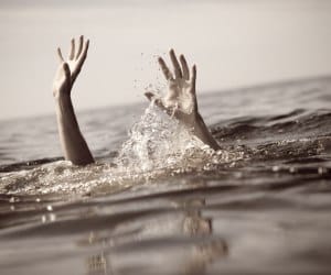 Teenage Boy Drowned in River, Death