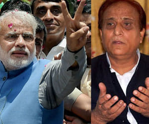 azam khan slams narendra modi