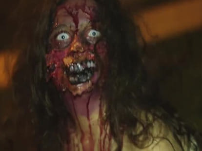 when a girl played prank of acting like a ghost to many