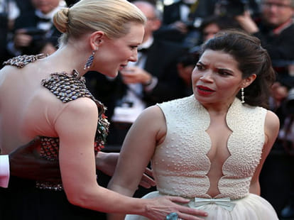 when man entered lady's gown at cannes