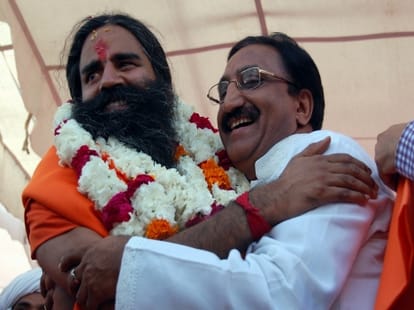 baba ramdev not attended swear in ceremony