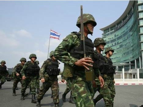 thyland army rules over country by marshal law